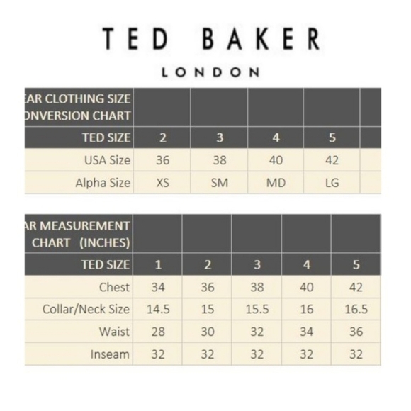 Ted Baker London Jay Trim Fit Blue And Grey Men's Wool Blazer Size 42 - Picture 8 of 8